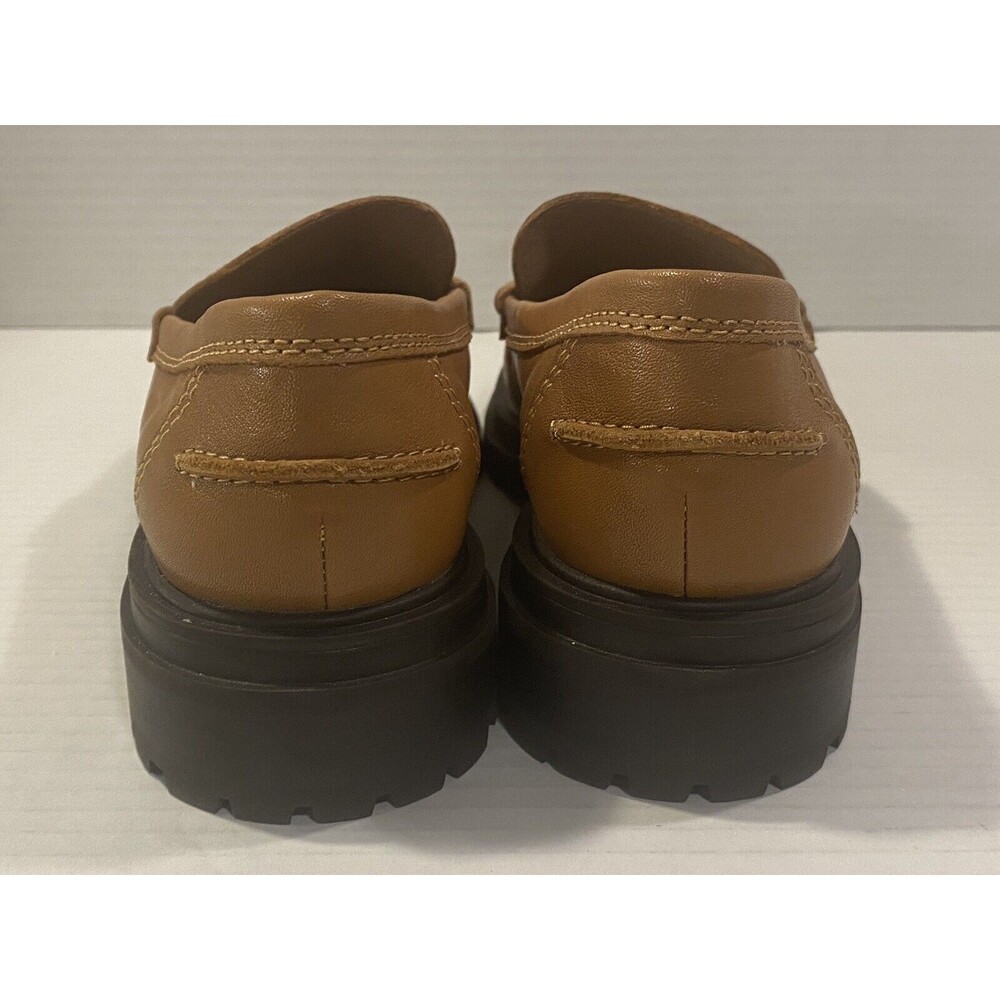 Madewell Bradley Tassel Lugsole Loafers Women’s Size 7M Brown Leather - NWOB - Picture 6 of 8